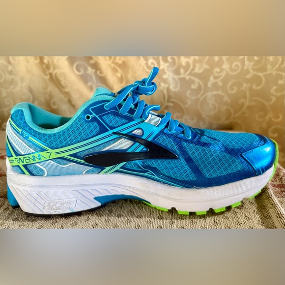 Brooks Ravenna 7 Womens Size 8.5 Blue Green Training Running Shoes Like New - Picture 11 of 14